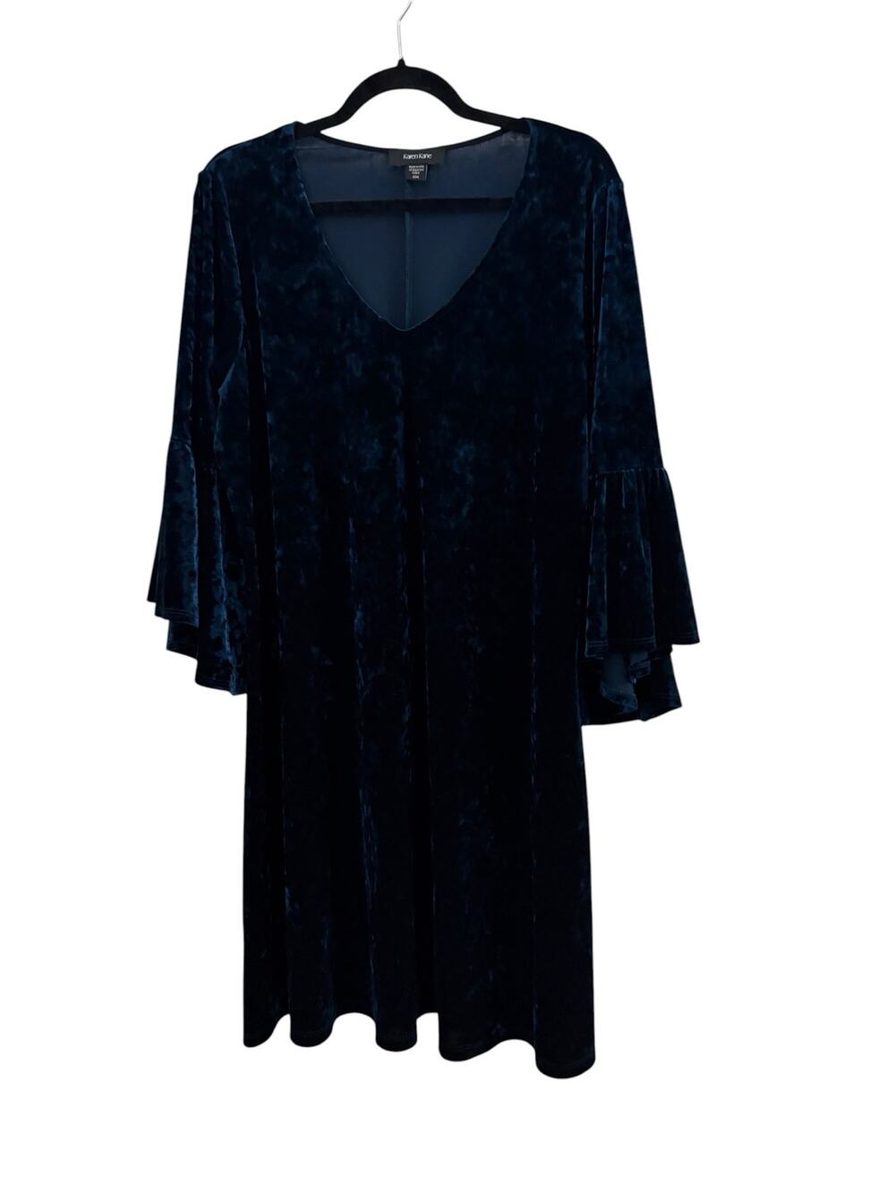 Karen Kane Blue Plush Velveteen Dress Flare Sleeves 0X/L Witchy
Fairy Forrest